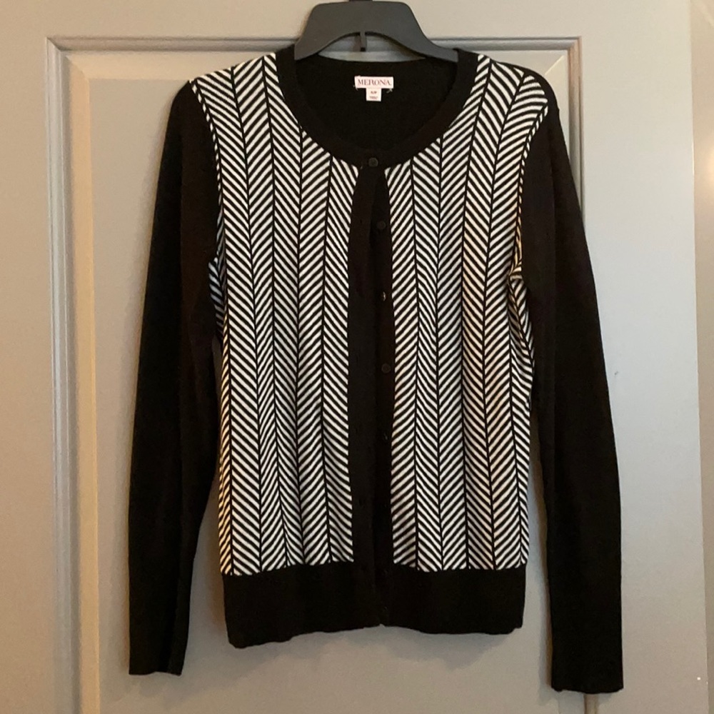 Black and White Cardigan